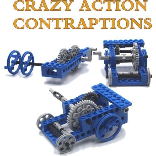 Building Blocks MOC Technic Parts 112pcs/set Crazy Action Contraptions Kit compatible with lego for kids boys toy