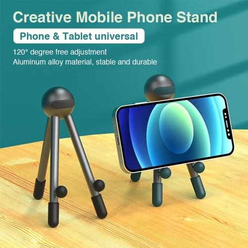 DUX DUCIS Creativ Mobile Phone Holder Stand For iPhone Universal Adjustable Metal Desktop Table Tablet Holder Stand For iPad Pro