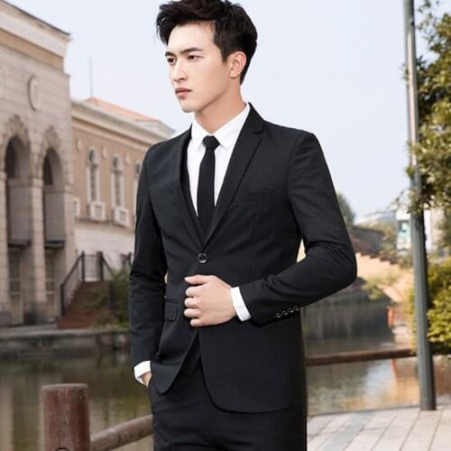 Business Formal Suit Male Slim Fit 3Pieces Men Wedding Set Single Breasted Homme Costume Jacket+Pants+Vest Casual Party Blazers