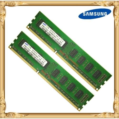 Samsung Desktop memory DDR3 4GB 2x2GB 1333MHz PC3-10600U PC RAM 2G 4G 10600 1333 240pin