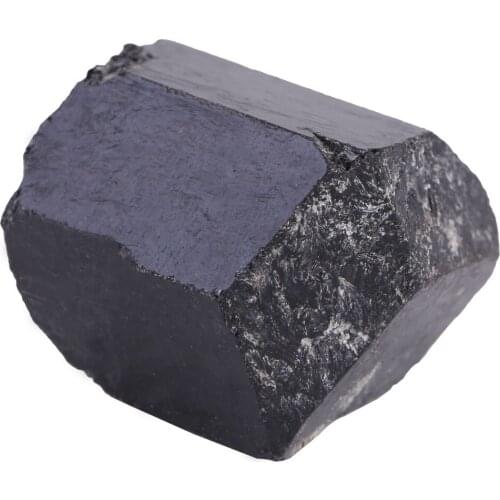 Natural Black Quartz Crystal Tourmaline Rough Rock Mineral Healing Stone