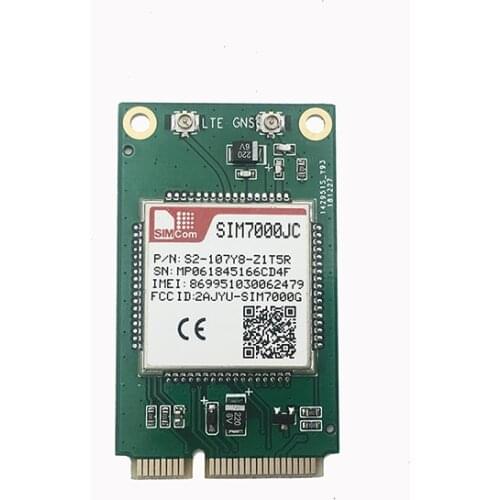 SIMCOM Minipcie SIM7000JC package original B1/B3/B5/B8/B18/B19/B26 eMTC( CAT-M1) M-pcie Module GNSS GPS GLONASS BeiDou
