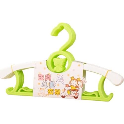 28.5cm-37.5cm 10 pcs/lot Plastic Baby Hanger Suits Drying for Newborn Baby Infants Anti-skid Clothes Hangers for Kids Childrens
