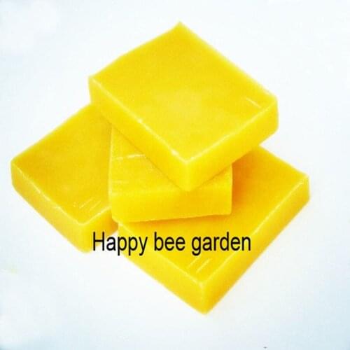 Cosmetic use natural pure yellow beeswax slab 500g/bag