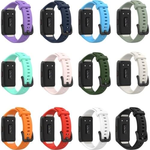 Soft Fashion Silicone Sport Band Straps For Huawei Honor Band 6 Smart Wristband Bracelet Replacement Watch Strap For Honor Band6