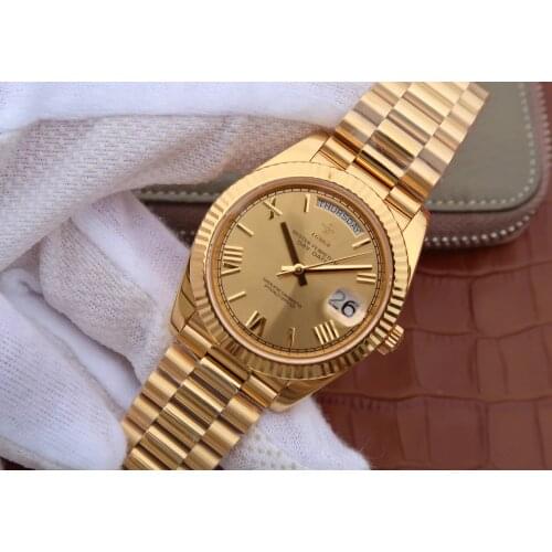 Watch luxury gold Color stainless steel different colors