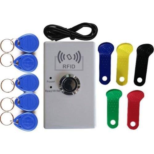 TM RFID Copier Duplicator Handheld RW1990 TM1990 TM1990B Ibutton DS-1990A I-Button 125KHz EM4305 T5577 EM4100 TM Card Reader