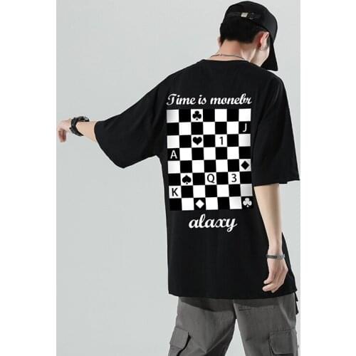 Harajuku Street T-shirt Men Summer New Top Fashion 100% Cotton Breathable T-shirt Plus Size Japanese Hip Hop Print Tee S-5XL