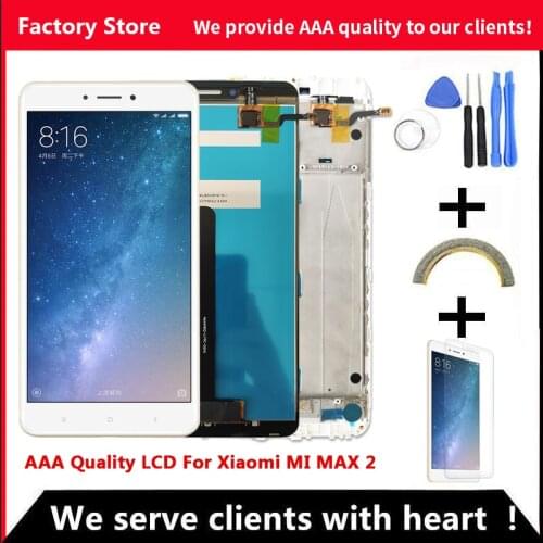 1920*1080 AAA Quality LCD For Xiaomi MI MAX 2 LCD With Frame Display Screen For Xiaomi MI MAX 2 LCD With Frame Screen Display