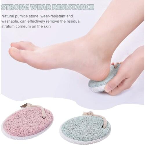 1PC Foot Stone File Exfoliating Natural Lava Stone Tank Foot Massage Pumice Exfoliates Calluses Foot Skin Care Tool