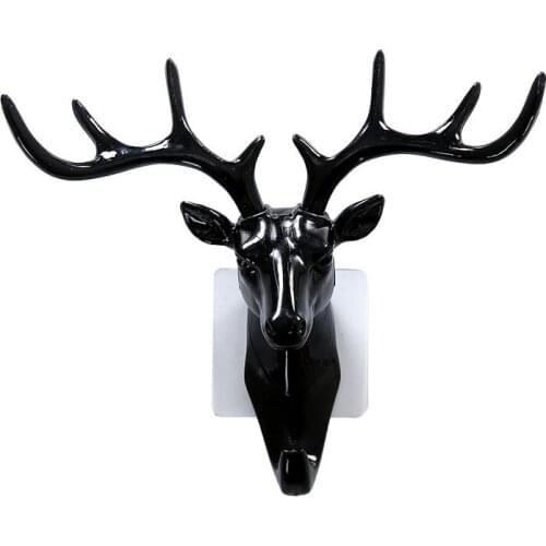 1pcs Antlers American Home Decoration Hook Wall Shelf Wall Hanging Creative Wall Personality Deer Head Wall Key Frame E11252