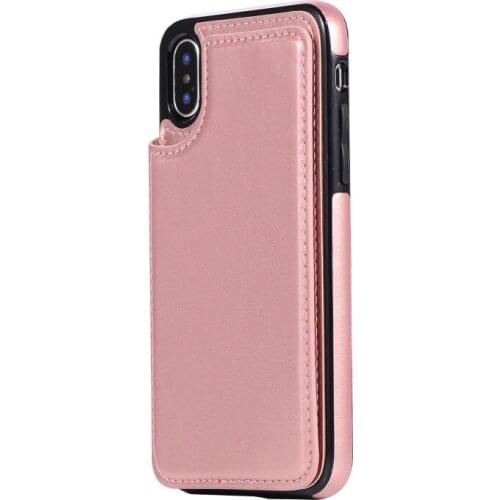 20 pcs For iPhone 11ProMAX Soft Leather Silicone Magnetic Card Holder Wallet Stand Luxury Flip Case Cover for iPhone X XR XS MAX