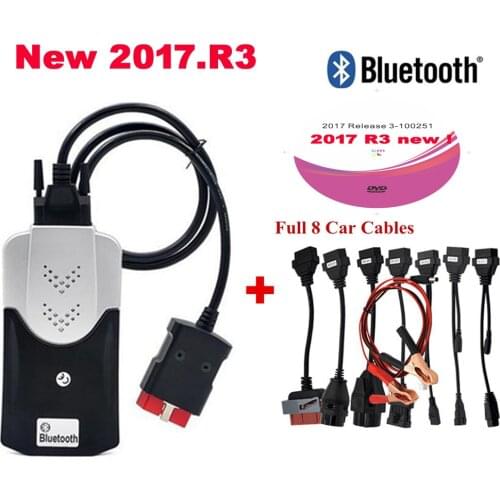 2020 Best NEW VCI vd Bluetooth 2017.r1 2017r3keygen for delphis diagnostic repair tool 3in1 obd2 Scanner Auto Reader