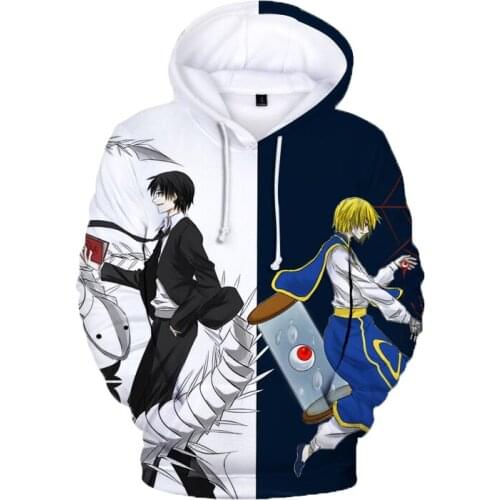 2020 Anime HunterXHunter 3D Print Hoodies Men Women Meliodas Sweatshirts Autumn Winter Hooded Harajuku Streetwear Clothing