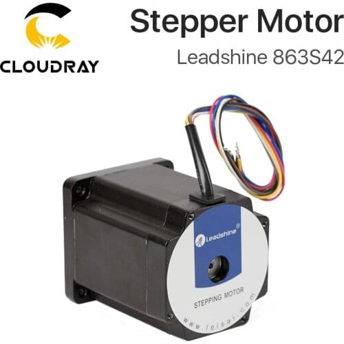 Cloudray Leadshine 3 Phase Stepper Motor 863S42 for NEMA34 4.3A Length 103mm Shaft 12mm