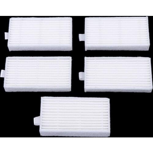 5Pcs Replacement Filters Parts HEPA Cleaner For Cleaning Robot Vacuum Accessory