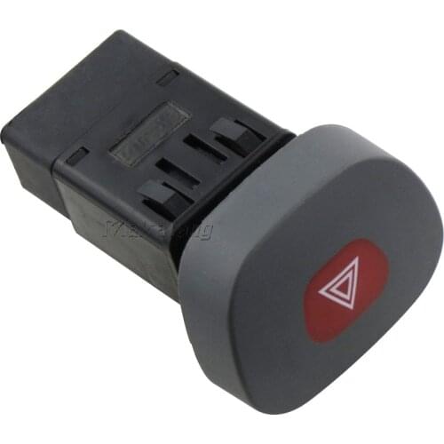 7700421820 Car Accessories For Renault Megane I Classic Clio II Hazard Warning light switch Button