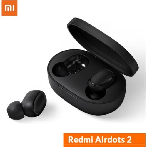 Xiaomi Redmi AirDots 2 Global Version In Ear Bluetooth 5.0 Wireless Bass Stereo Earphones With Mic Handsfree Earbuds AI Control