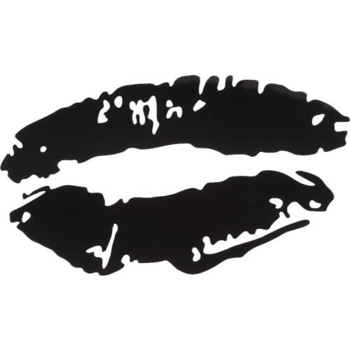 Black Lips Kiss Decal Sticker Universal for Motorcycle RV Car Scooter ATV
