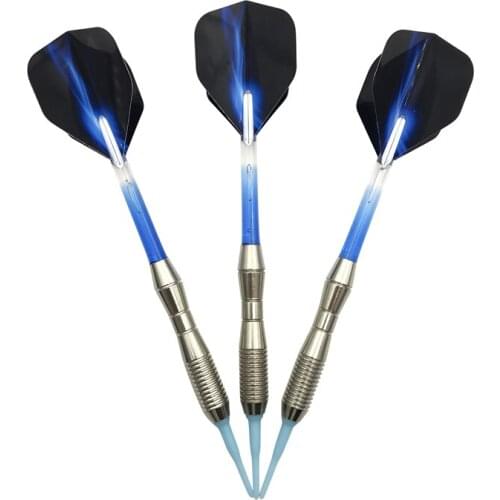 Soft Tip Darts Accessories 3Pcs/set 17g Standard Indoor Sports Darts Safe Games Cystal Nylon Dart Shafts Dardos Flechette