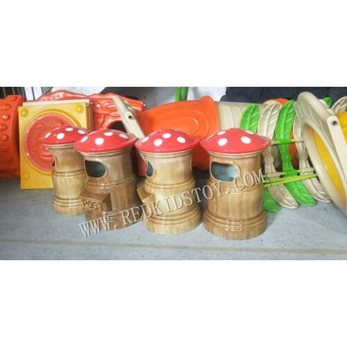 Post Box Imitation Trash Bin With Mushroom Cover HZ-19295