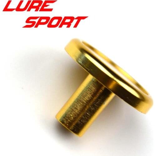 LureSport 4pcs Aluminum end cap T shape Butt Fishing Rod Building Component Fishing Pole Repair DIY Accessory