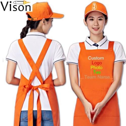 New hot lady fashion mens fashion womens adjustable cotton high quality kitchen apron for cooking baking restaurant aprons