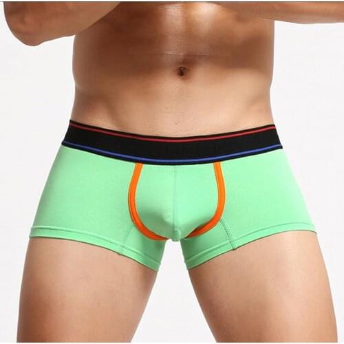 New Brand seobean mens underwear cotton solift printe shorts cotton underwear boxer male underwear