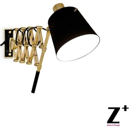 New Classical Luxury Pastorius Extendable Sconce Golden Color Bedroom Wall Lamp