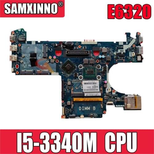Original Laptop motherboard For DELL Latitude E6230 Core I5-3340M Mainboard CN-01V5YD 01V5YD LA-7731P SR0XB SLJ8A DDR3