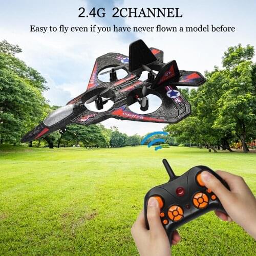RC Glider Drone Fixed Wing Airplane Simulation Model Electric RTF Epp Foam Remote Control Fighter Plane Outdoor Toy for children