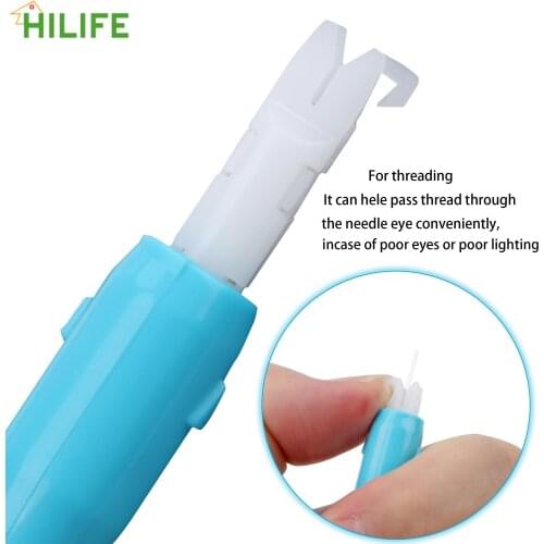 Handle Threading Machine Plastic Needle Holder Insert Applicator Automatic Sewing Machine Accessories Sewing Tool