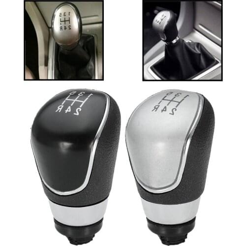 5 Speed Gear Shift Head Gear Shift Lever Chrome Gaiter Boot Cover For Ford Focus MK2 Focus MK3/Fiesta MK7/Mondeo MK4 Transit