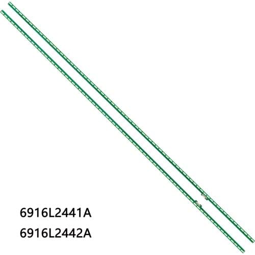 2 PCS/set LED backlight strip For LG 55UH850V 55UH8507 55UH8500 55UH8500-UA LC550EQU DJ F1 F2 6922L-0192A 6916L2442A 6916L2441A