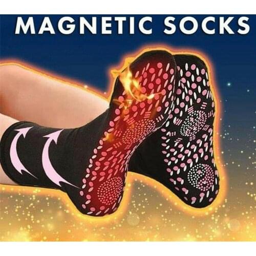 Tourmaline Self Heating Heated Socks For Women Mem Help Warm Cold Feet Comfort Health Heated Socks Magnetic Therapy Comfortable