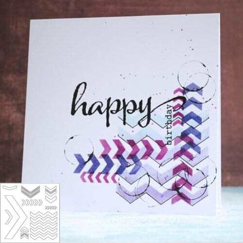 Acceleration Band Mark Stencil for DIY Scrapbooking New 2019 DIY Paper Cards Making Craft Plastic Templates Decor Embellishment