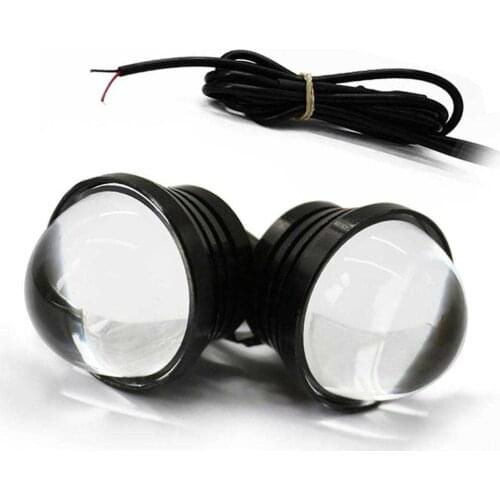 High Quality 2PCS Eagle Eye Lamp LED DRL Fog Daytime Running Car Light Tail Light Backup 12V High Brightness 4014 SMD Lamp LED