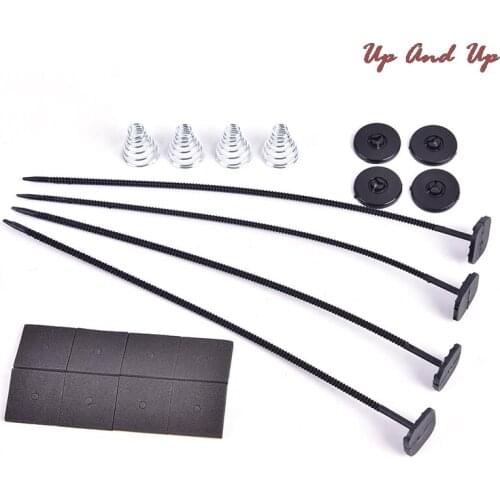 1Set Zip Ties Straps Tabs Springs Electric Radiator Fan Tie Strap Mounting Kit