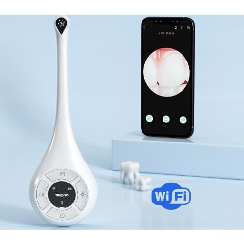 2021 Wifi Pip Dental Intraoral Laparoscopy Camera 2MP HD Teeth Visual Inspect Endoscope Dentist Intra Oral Tools for Kids Adults