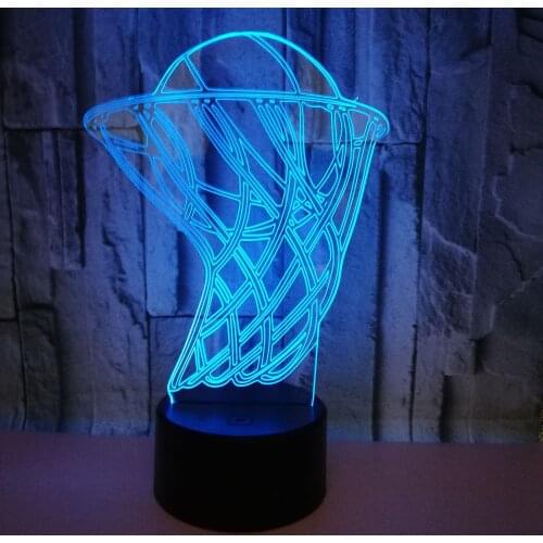 Basketball 3d Lamp Sports Gifts Factory wholesale Childrens room Table Lamp Christmas Decorations 3d Desk Lamp