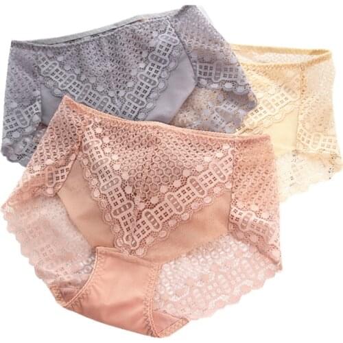 4Pcs New Spring Summer Womens Underwear Sexy breifs Female Underwear Womens Panties Seamless Ladies Underpants High Waist