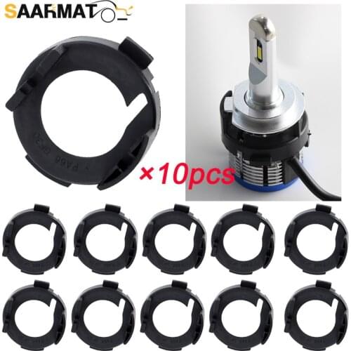SAARMAT 10×h7 led headlight adapter for KIA Carens Opel Astra H car h7 led holder bulb socket for Hyundai Azera ELANTRA Sonata 8