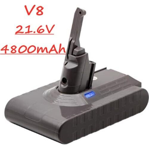 9800mAh 21.6V Battery For Dyson V8 Battery for Dyson V8 Absolute /Fluffy/Animal/ Li-ion Vacuum Cleaner rechargeable Battery