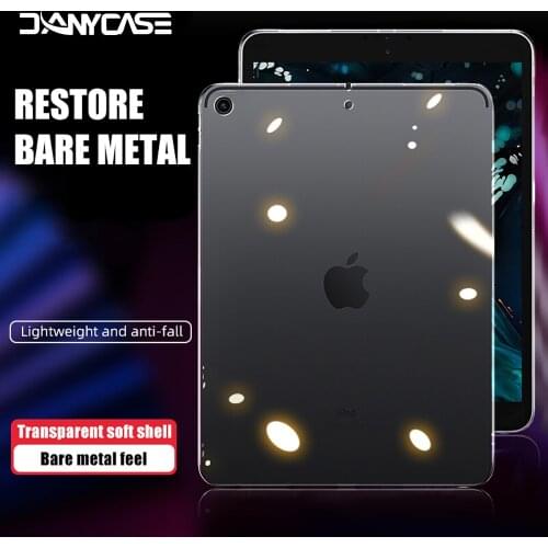 For iPad 10.2 2019 2020 Case TPU Silicon Transparent Slim Cover for iPad 9.7 Air 2 3 Pro 10.5 11 Mini 2 3 4 5 Coque Capa Funda