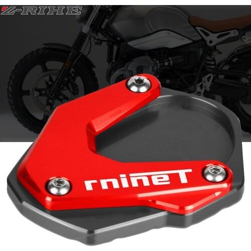 For BMW R Nine T R nineT RnineT RNINET 2014 2015 2016 Motorcycle Kickstand Foot Side Stand Extension Pad Support Plate Enlarge