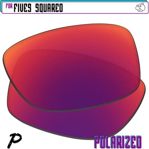 EZReplace Polarized Replacement Lenses for - Oakley Fives Squared Sunglasses - Midnight P