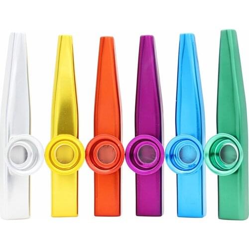 Metal Kazoo Lightweight Portable For Beginner Flute Instrument Music Lovers Woodwind Instrument Simple Design Lightweight