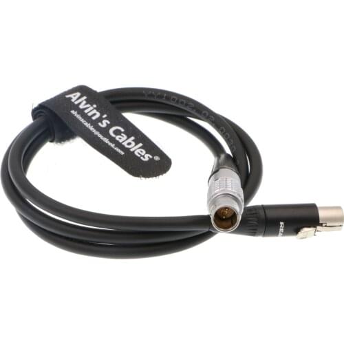 Alvin’s Cables 2 Pin Male to Mini XLR 4 Pin Female Power Cable for Glidecam V-25 TV Logic LVM 074W Monitor