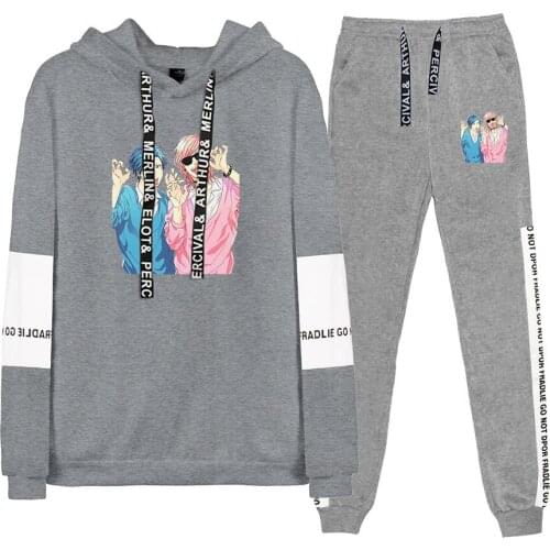 Jojo Siwa Men Women Warm Sweatshirt and Trousers Suit Hoodie Pants Set Long Sleeve Sportwear Tracksuit Set Autumn Winter Suits