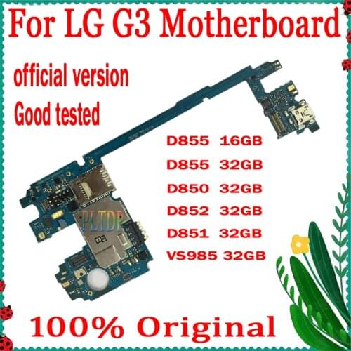 Official version for LG G3 D855 D850 D851 D852 VS985 motherboard 16gb/32gb Unlocked For LG G3 replaced motherboard,good tested